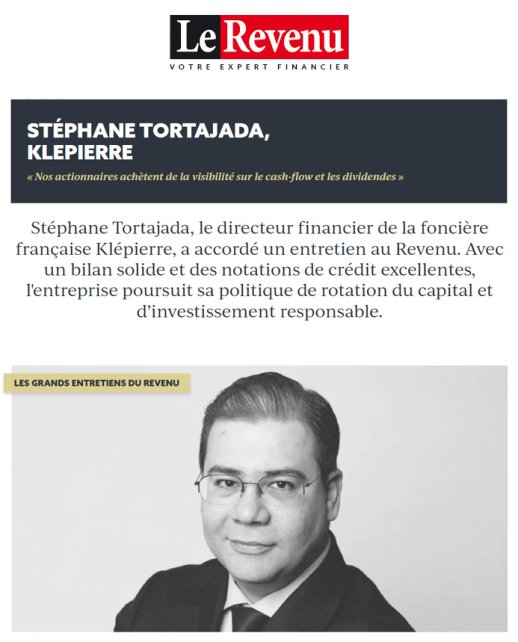 Le Revenu - Interview de Stéphane Tortajada